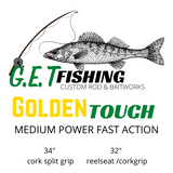 GET Fishing Golden Touch Ice Rod